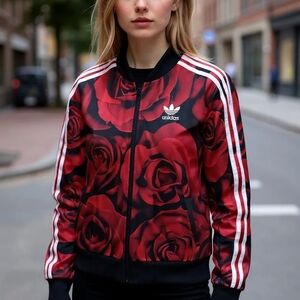 Adidas Women's Red Rose Jacket
